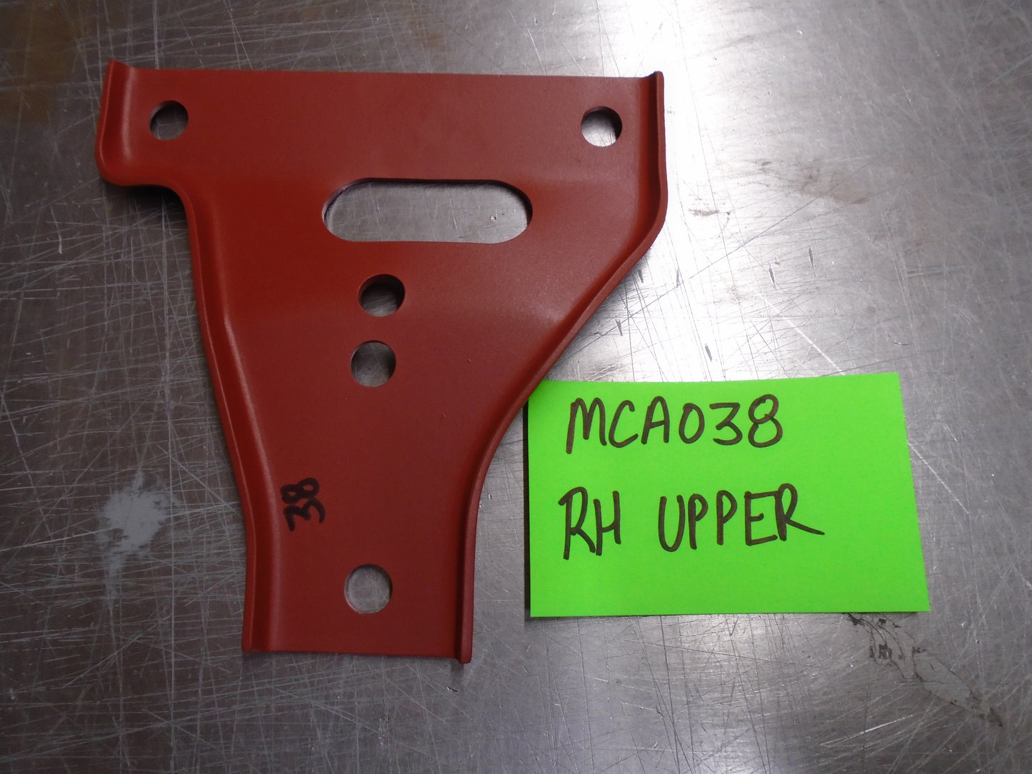 MB GPW CJ2A Right Hand Upper Bumper Gusset MCA038