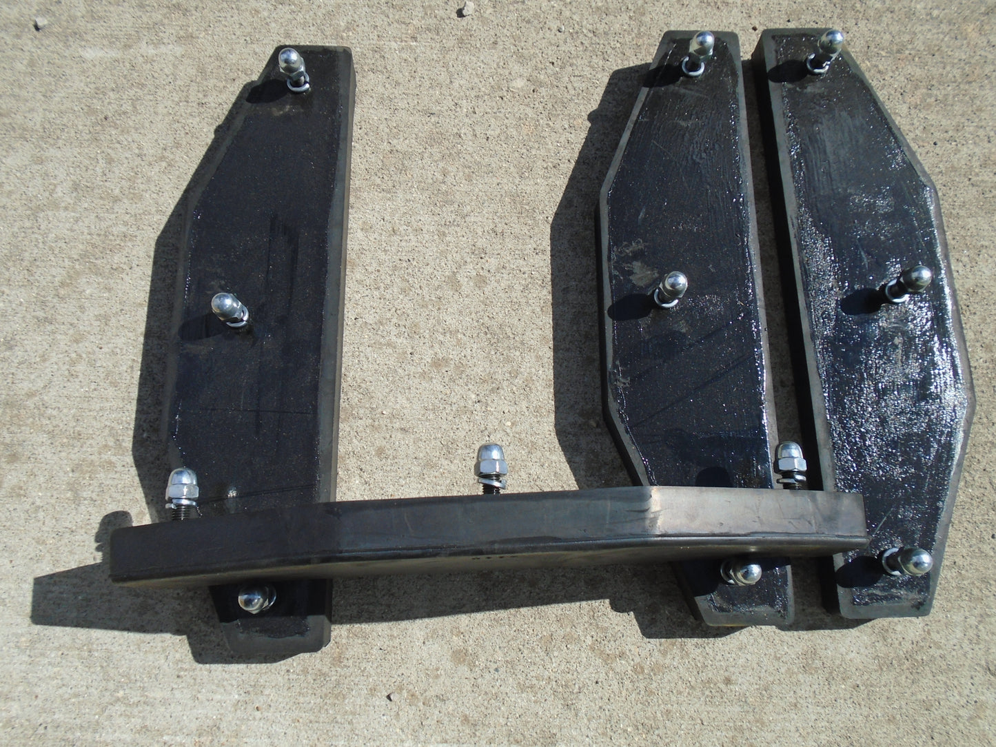AT195669 Set of 4 Stabilizer Street Pads for John Deere Backhoes