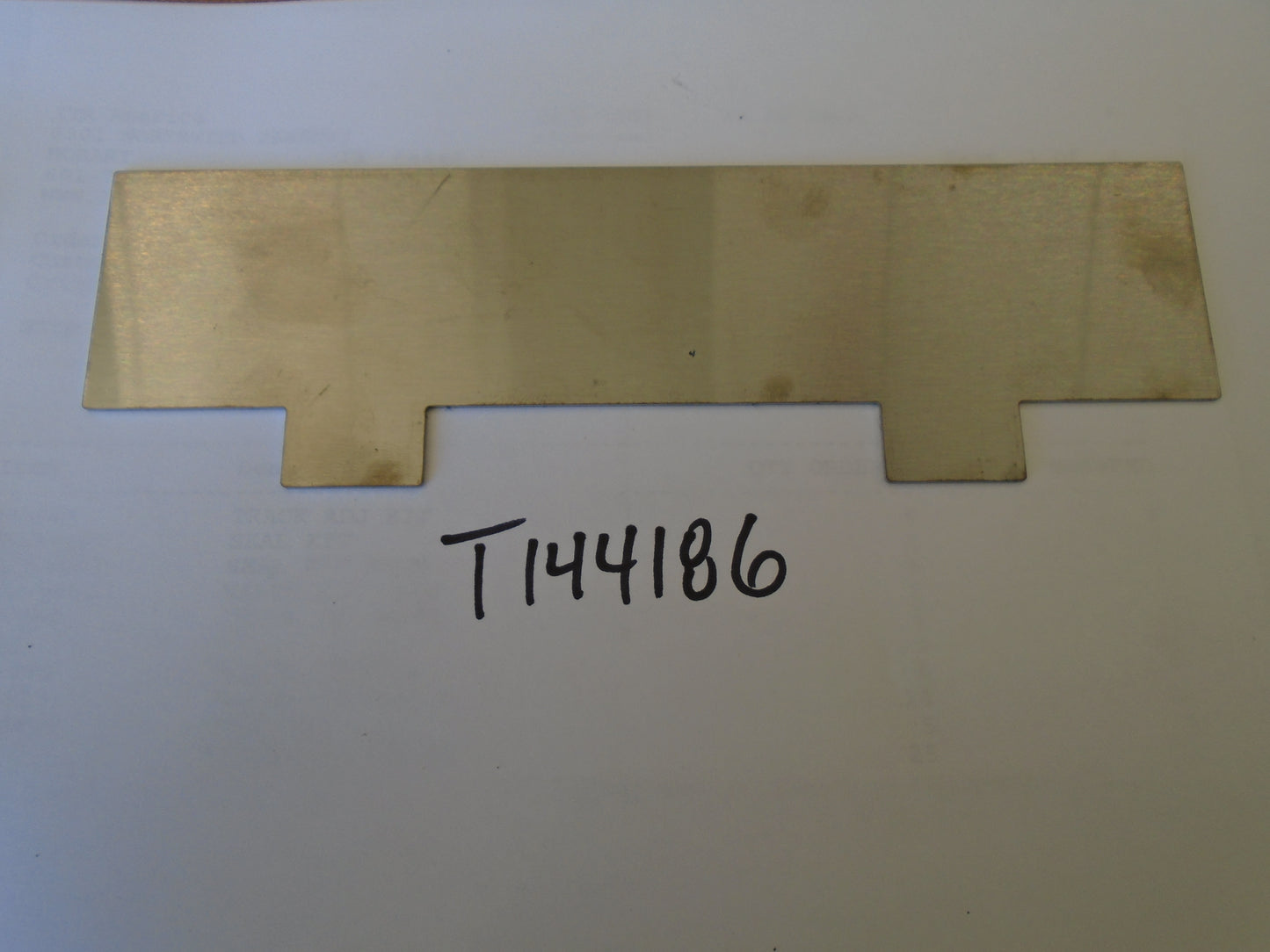 T144186 Idler Base Shim John Deere 450G 455G 550G