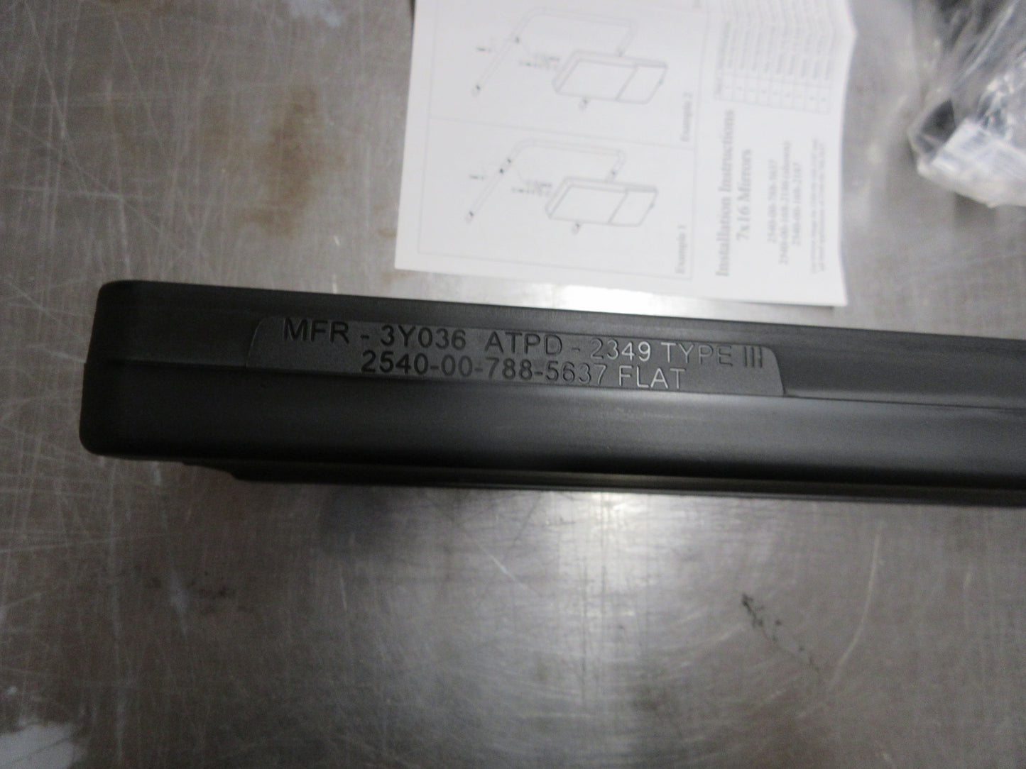 2.5 5 TON M35A2 M809 M939 LMTV WEST COST 16 INCH MIRROR MILITARY MS53015 2
