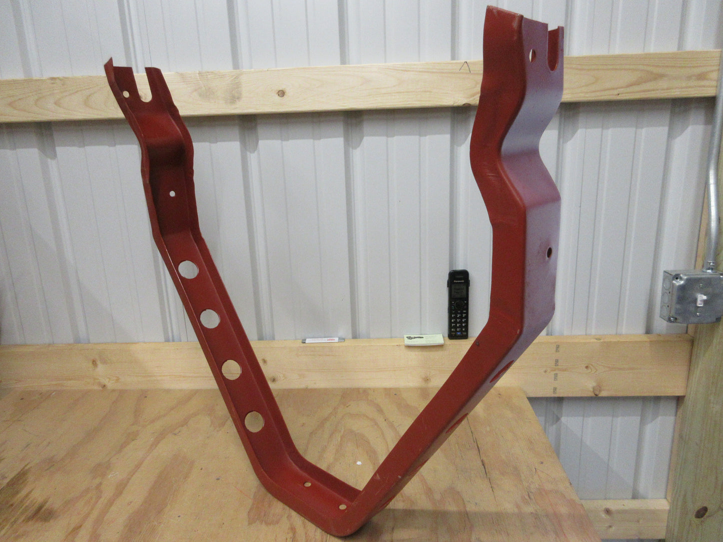 GPW Ford Rear Crossmember Frame to Pintle V Brace Bracket MCA013