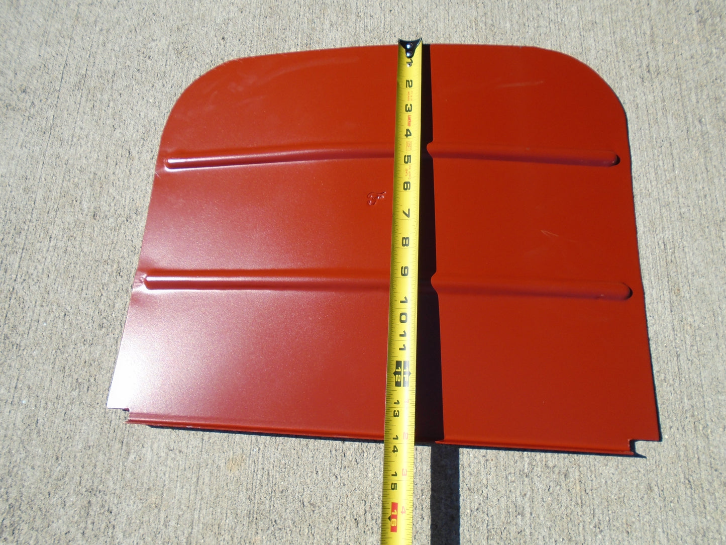 GPW Upper Seat Back Pan Driver or Passenger Side "F" marked