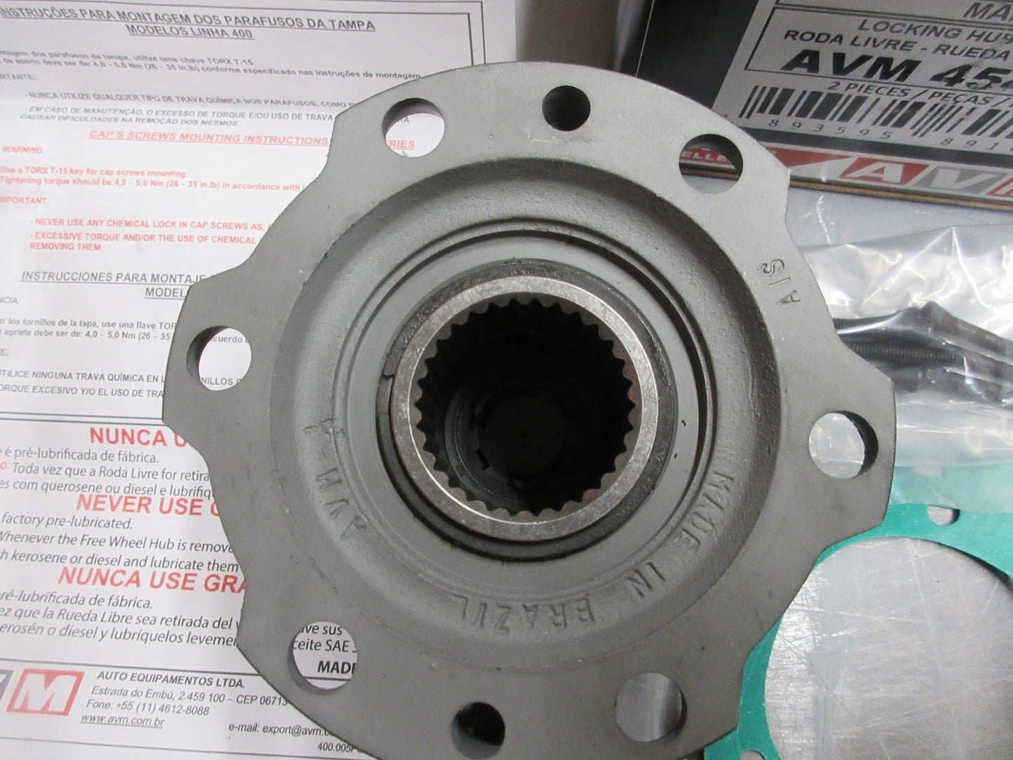 AVM 454 Locking hubs outs fits Toyota LAND CRUISER 1989- 1998+ HZJ 75 lockouts