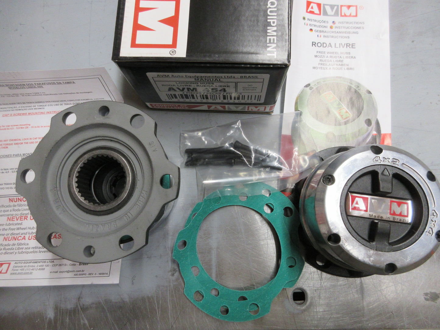AVM 454 Locking hubs outs fits Toyota LAND CRUISER 1989- 1998+ HZJ 75 lockouts