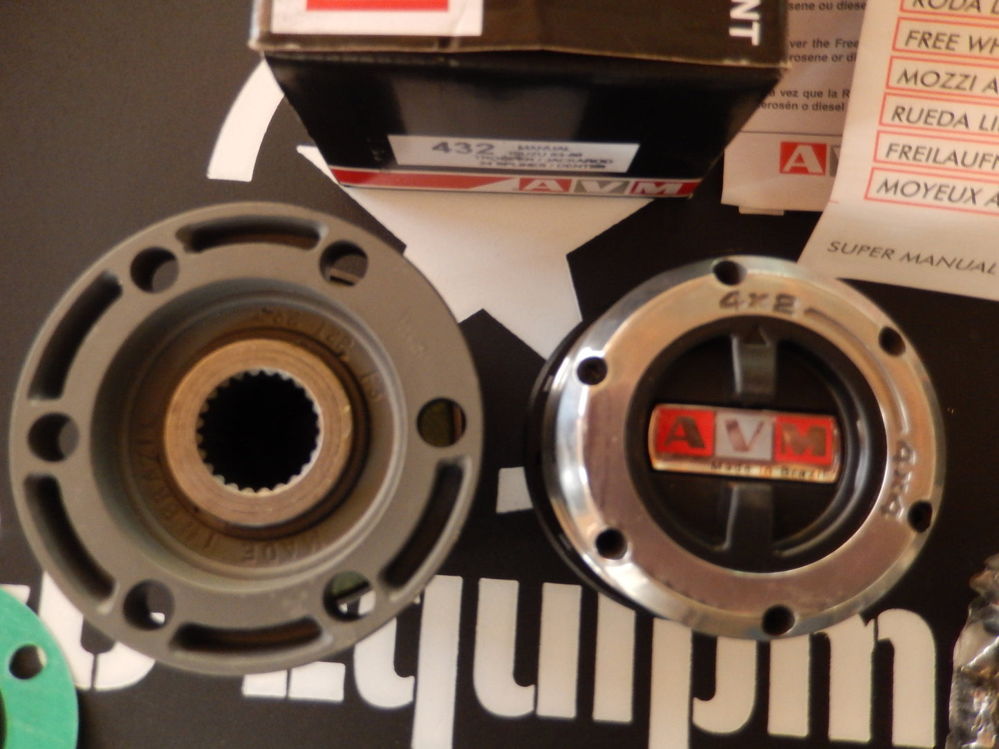 AVM 432 Locking hubs outs fits Isuzu Trooper I and II Jackaroo 1983-1986 6 bolt!