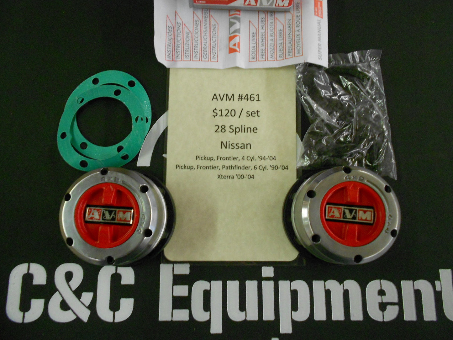 AVM 461 locking hubs Nissan Frontier pathfinder Xterra warn 29091 lock outs