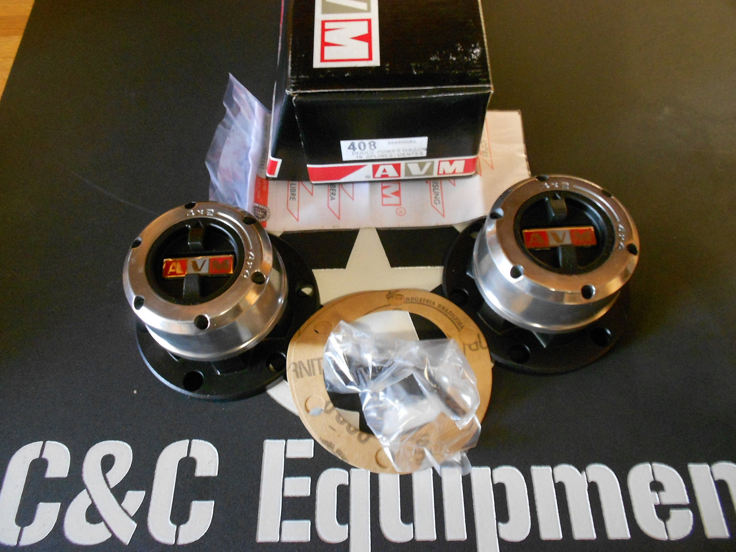 AVM 408 Locking hubs outs Power wagon WC50 60 Wc M37 b1 1941-1975 wm300 Wc 300