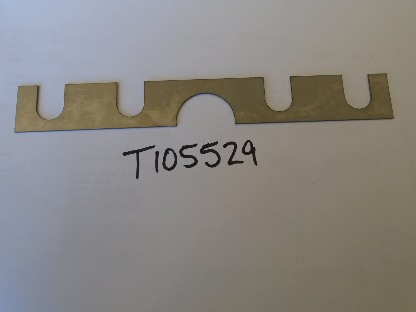 T105529 Idler Guide Shim John Deere 555G 650G Wear Plate