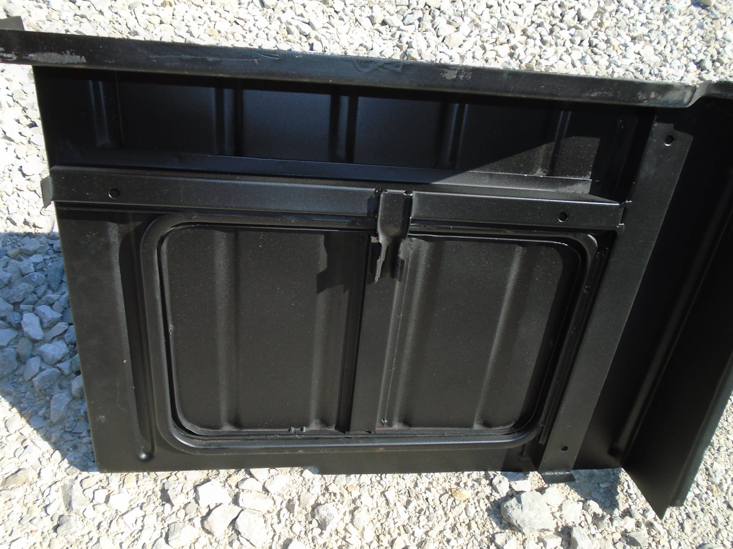 Willys CJ2A CJ3A CJ3B Tool box with lid Jeep Script