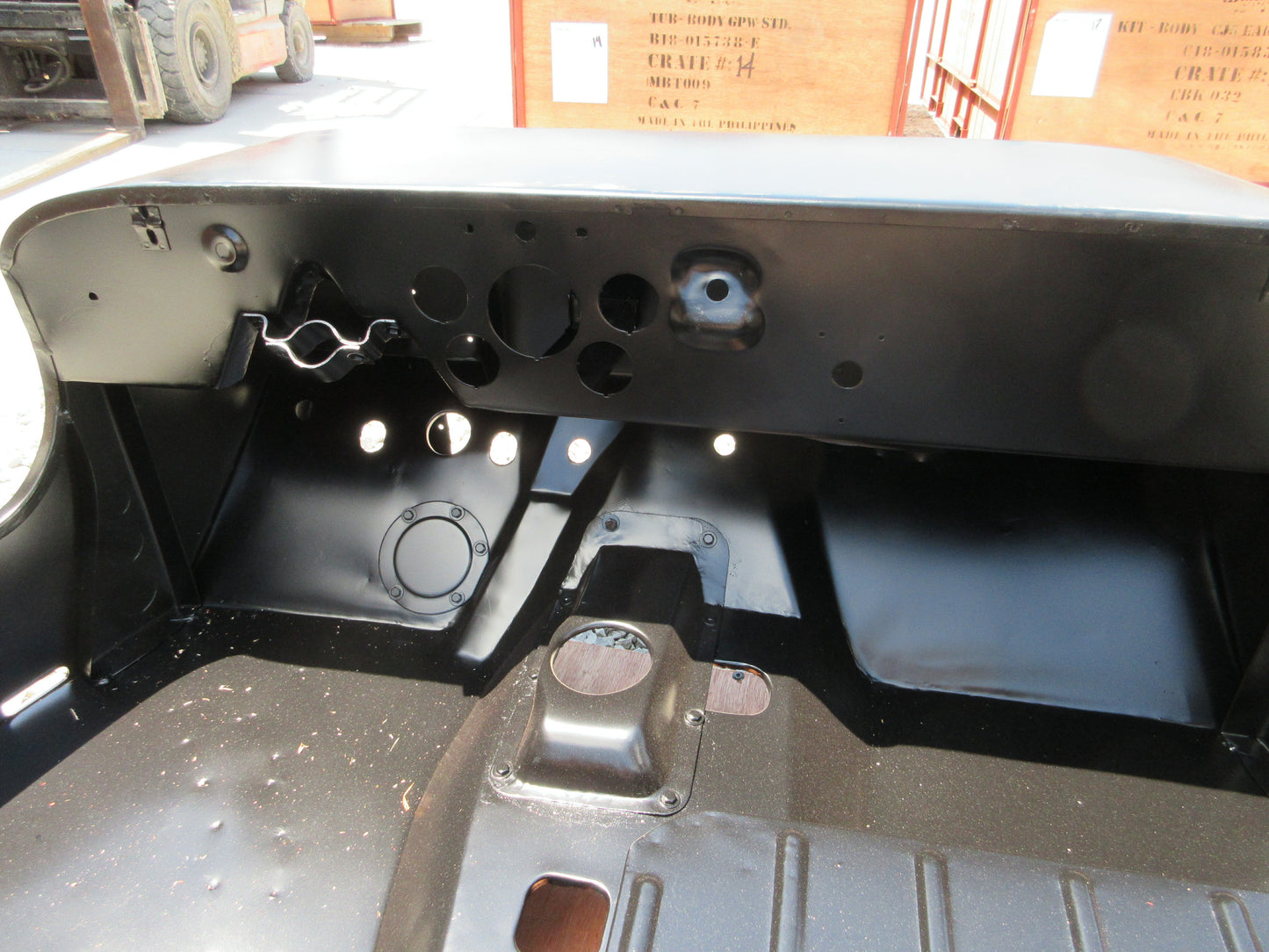 1945-1949 CJ2A BODY TUB WILLYS JEEP script