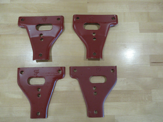 GPW "f" Script Front Bumper Gusset Kit 4 Brackets