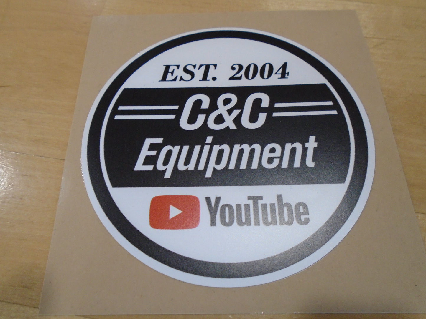 C&C Equipment YouTube Decals