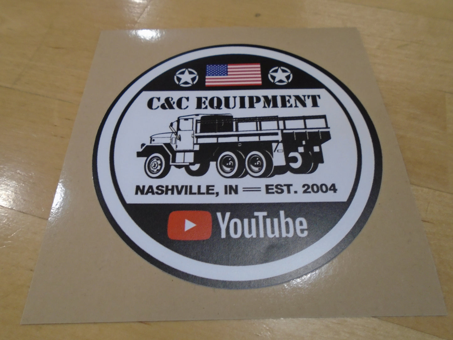 C&C Equipment YouTube Decals