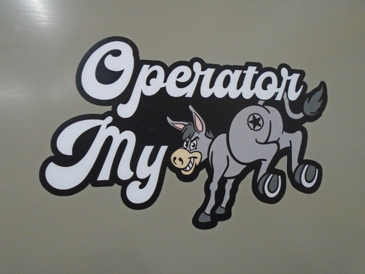 C&C Operator my A$$ Decal