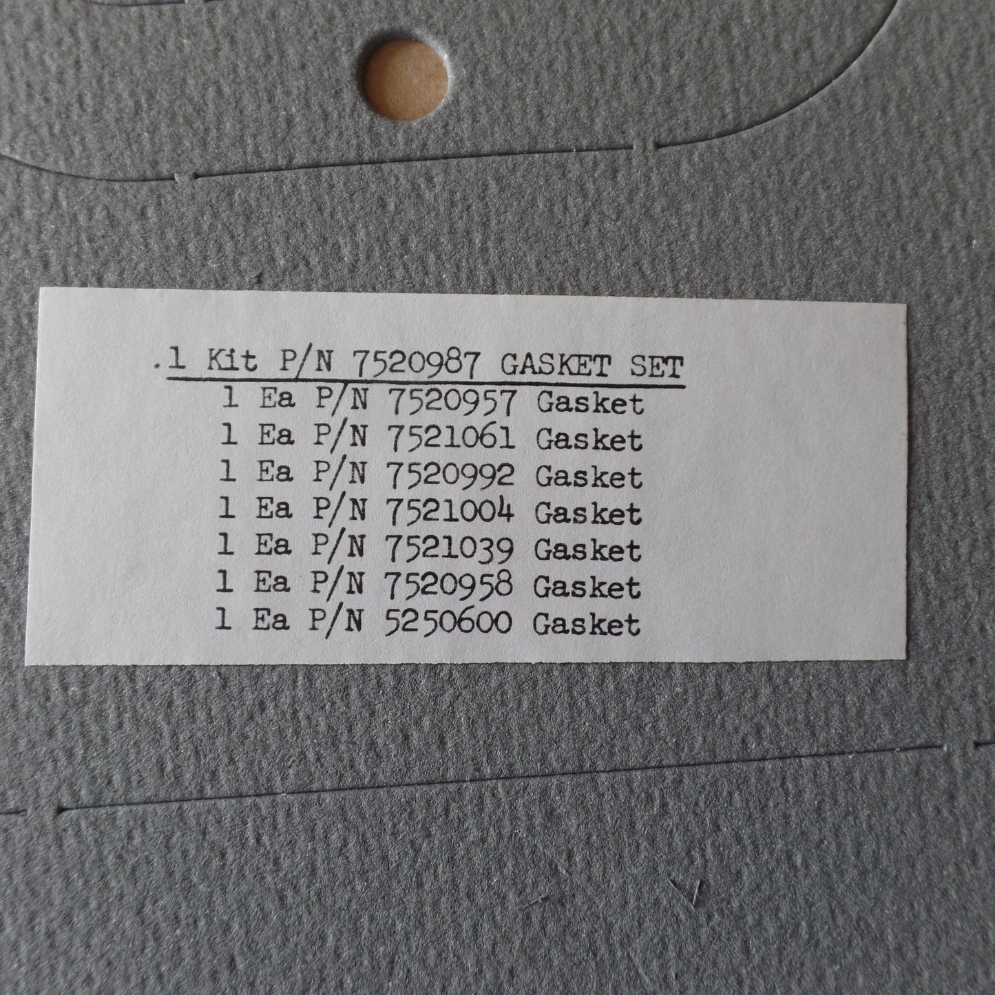 M35A2 Transmission gasket kit 3053 2.5 ton